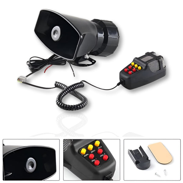 Alarm Police Horn 7 Sound With Mic β KX YIN DIAN ZI