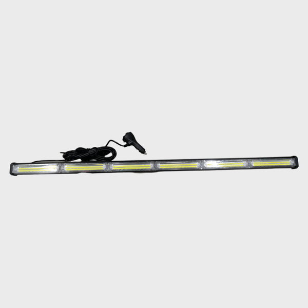 White LED Flasher Bar Light - 6 Section - 3 Foot