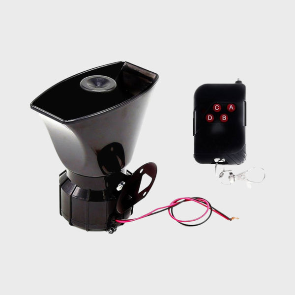 Wireless 7 Sound Police Alarm Siren Horn with Remote