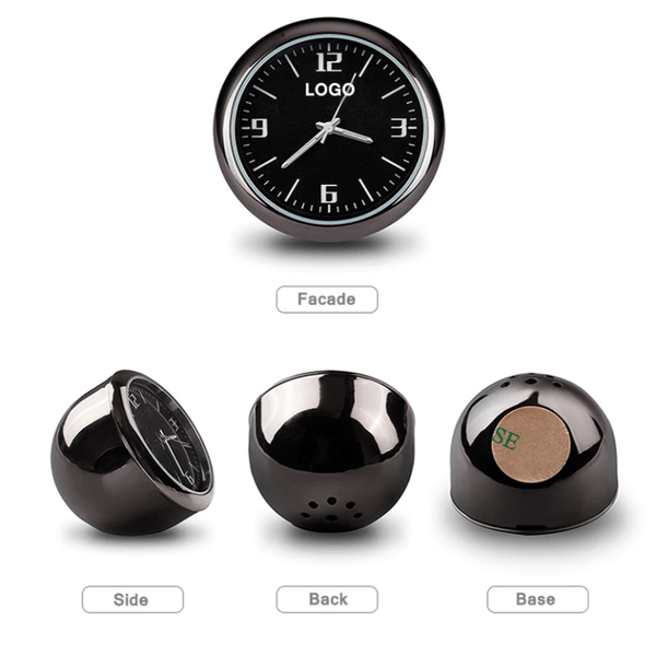 Car Dashboard Clock With Logo