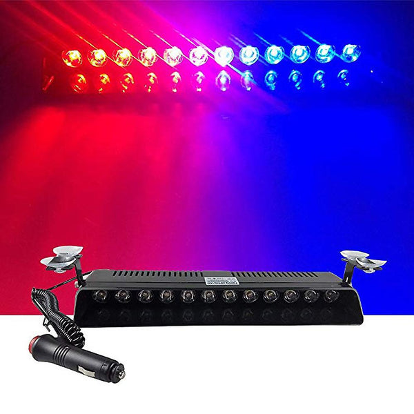 🚔 Dashboard Police Flasher Light S12 - Multiple Flashing Modes