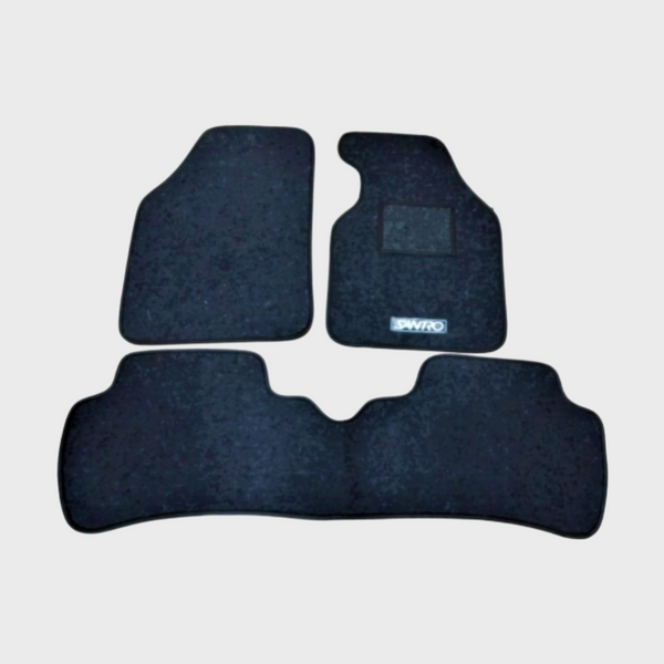 Hyundai Santro Carpet Car Floor Mat - Black