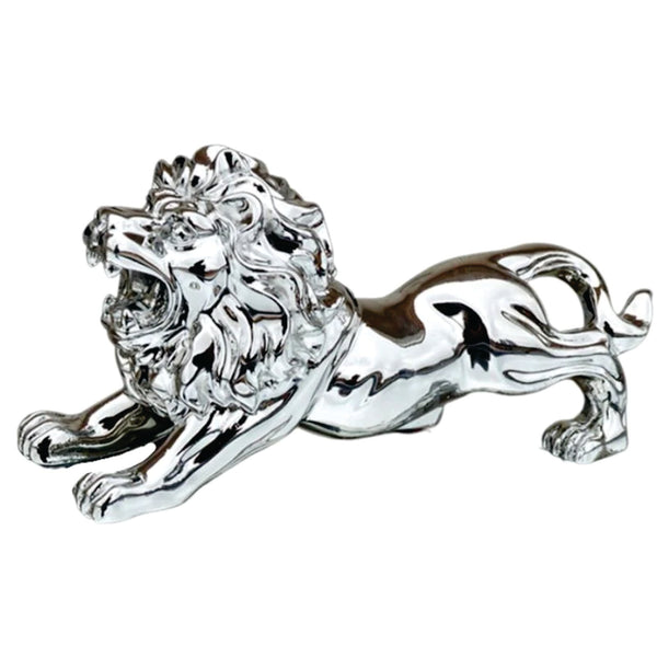 Lion Decoration Model - Silver/Small