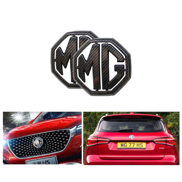 MG Carbon Front And Back Emblem Cover