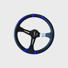 Momo Steering Wheel Deep Dish With Leather Stitching