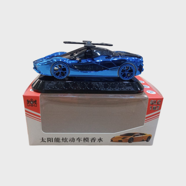 Solar Perfume Car Motion Model - Blue