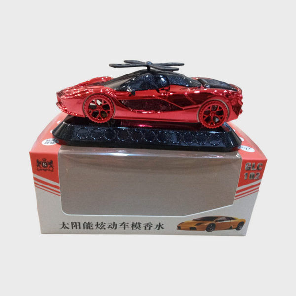 Solar Perfume Car Motion Model - Red