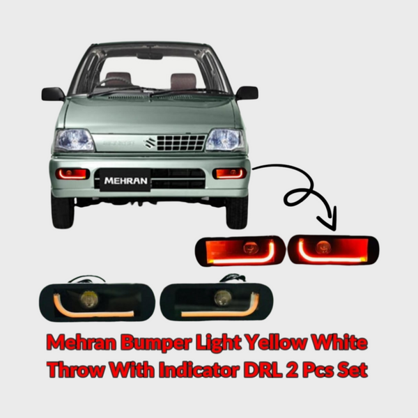 Suzuki Mehran Front Bumper LED Indicator With DRL