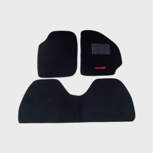 Suzuki Wagon R Carpet Car Floor Mat - Black