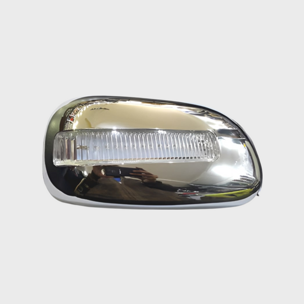 Toyota Corolla 2001-2008 Side Mirror Chrome Cover With LED Flasher Light