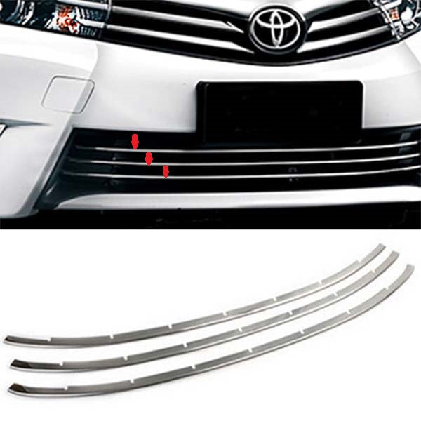 Toyota Corolla 2017 Front Bumper Grill Chrome Cover