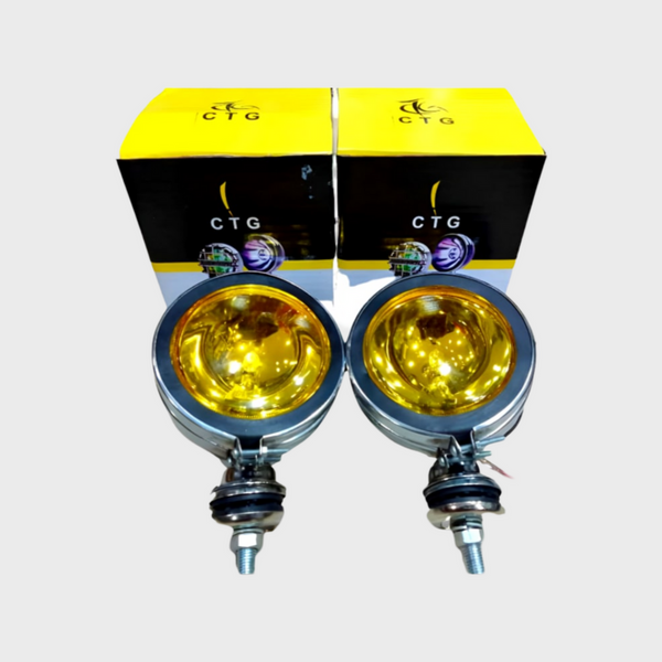 Universal Fog Light - Yellow Lens - CTG 556