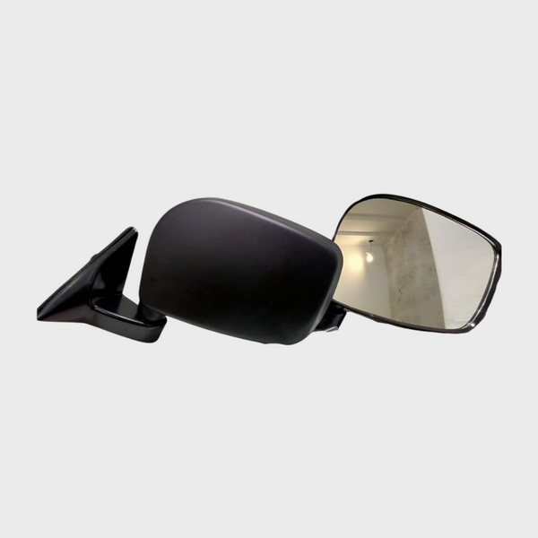 Wagon R Type Universal Wide Angle Side Mirror Set - Black